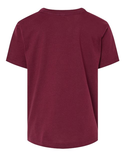 BELLA + CANVAS 3001T Maroon — back