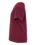 BELLA + CANVAS 3001T Maroon — direct side