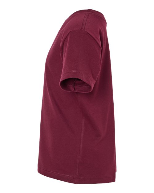 BELLA + CANVAS 3001T Maroon — direct side