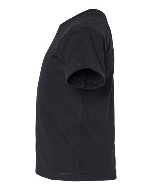 BELLA + CANVAS 3001T Solid Black Blend — direct side