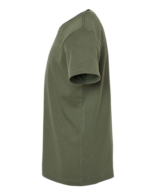 BELLA + CANVAS 3001Y Military Green — direct side