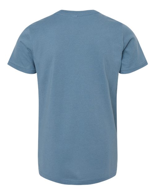 BELLA + CANVAS 3001Y Steel Blue — back