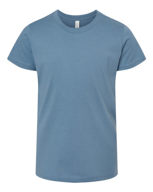 BELLA + CANVAS 3001Y Steel Blue — front