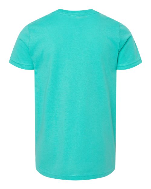 BELLA + CANVAS 3001Y Teal — back