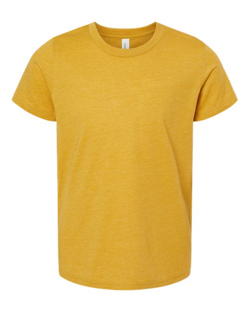 BELLA + CANVAS 3001YCVC Heather Mustard — front
