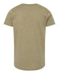 BELLA + CANVAS 3001YCVC Heather Olive — back