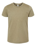 BELLA + CANVAS 3001YCVC Heather Olive — front