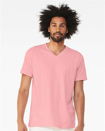 BELLA + CANVAS 3005 Pink — on model front