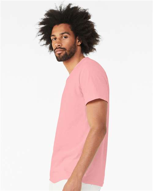 BELLA + CANVAS 3005 Pink — on model side