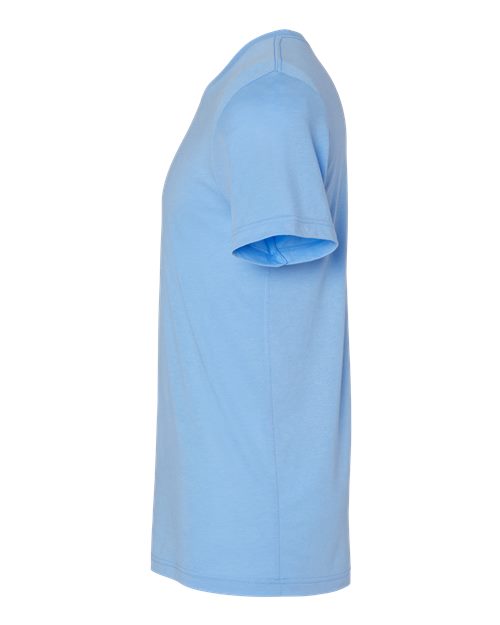 BELLA + CANVAS 3413 Solid Blue Triblend — direct side