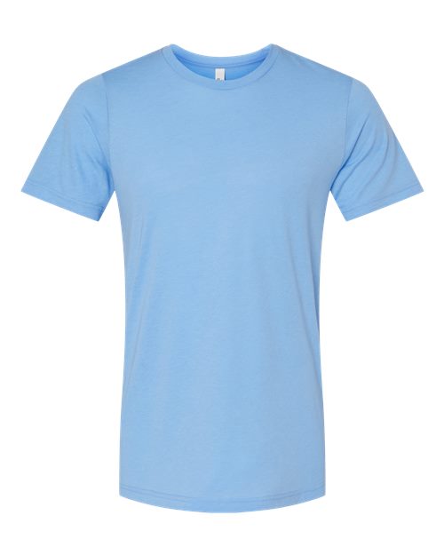 BELLA + CANVAS 3413 Solid Blue Triblend — front