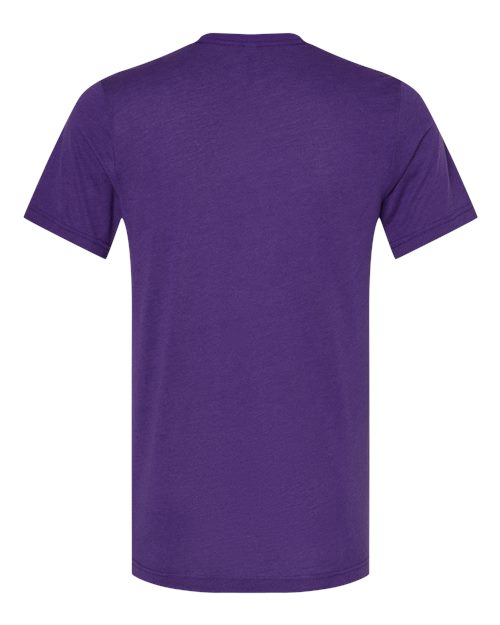 BELLA + CANVAS 3413 Solid Team Purple Triblend — back