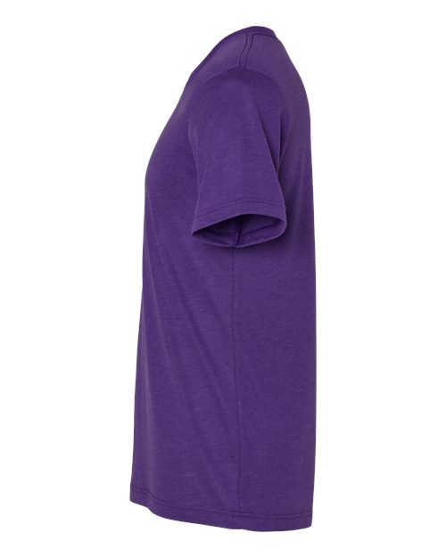 BELLA + CANVAS 3413 Solid Team Purple Triblend — direct side