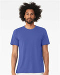 BELLA + CANVAS 3413 Solid True Royal Triblend — on model front