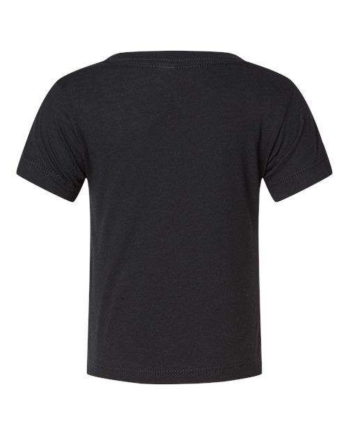 BELLA + CANVAS 3413B Solid Black Triblend — back