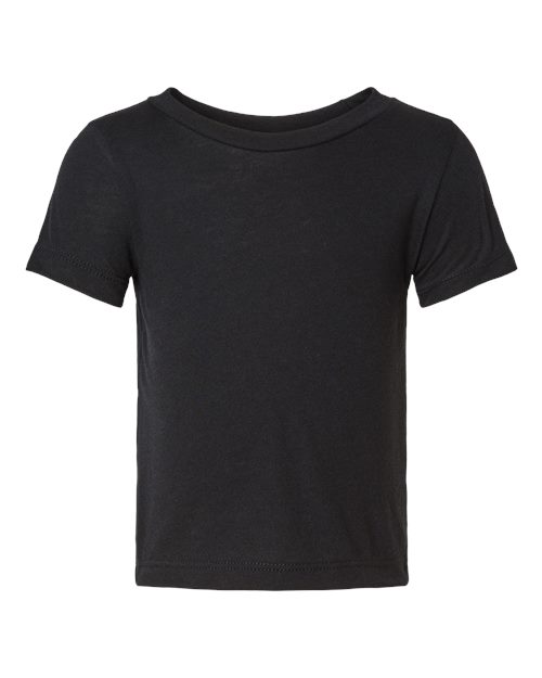 BELLA + CANVAS 3413B Solid Black Triblend — front