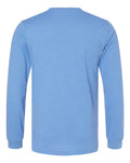 BELLA + CANVAS 3501CVC Heather Carolina Blue — back