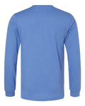 BELLA + CANVAS 3501CVC Heather Columbia Blue — back