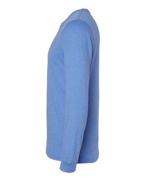 BELLA + CANVAS 3501CVC Heather Columbia Blue — direct side