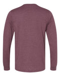 BELLA + CANVAS 3501CVC Heather Maroon — back