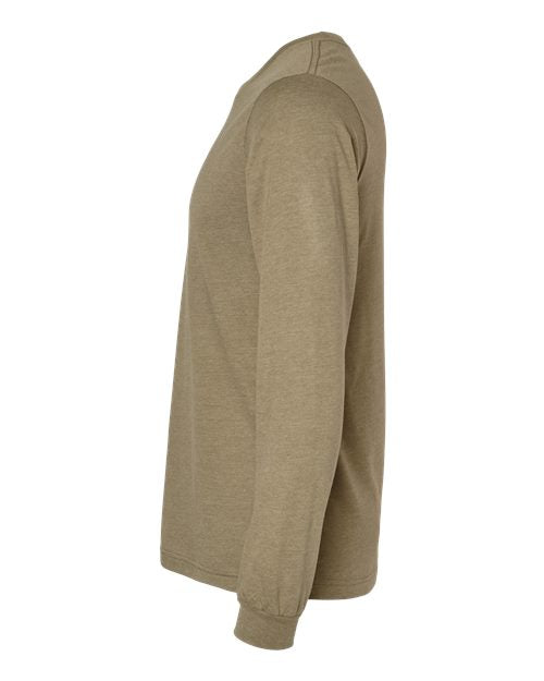 BELLA + CANVAS 3501CVC Heather Olive — direct side