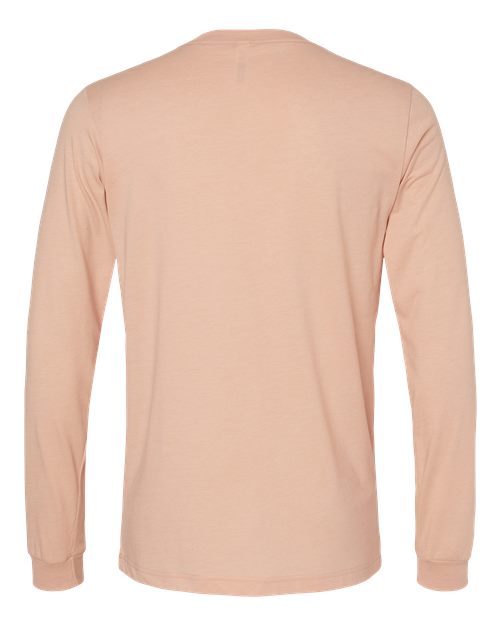 BELLA + CANVAS 3501CVC Heather Peach — back