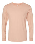 BELLA + CANVAS 3501CVC Heather Peach — front