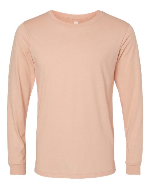 BELLA + CANVAS 3501CVC Heather Peach — front