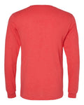BELLA + CANVAS 3501CVC Heather Red — back