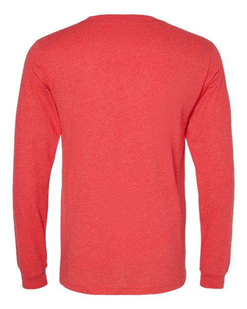 BELLA + CANVAS 3501CVC Heather Red — back