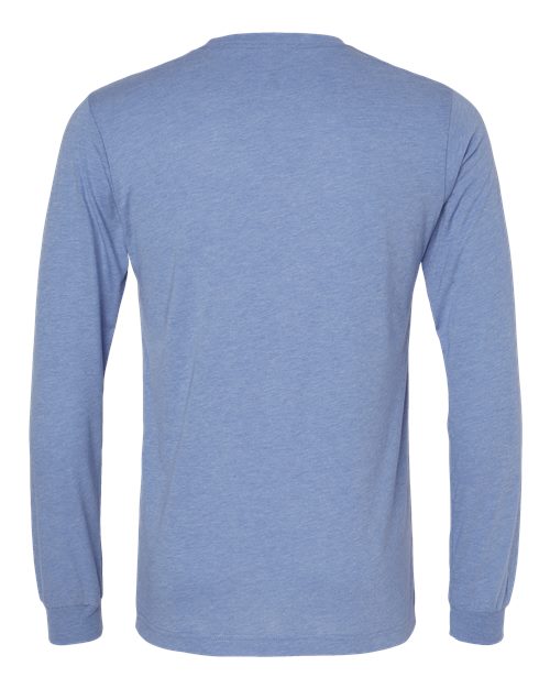 BELLA + CANVAS 3513 Blue Triblend — back