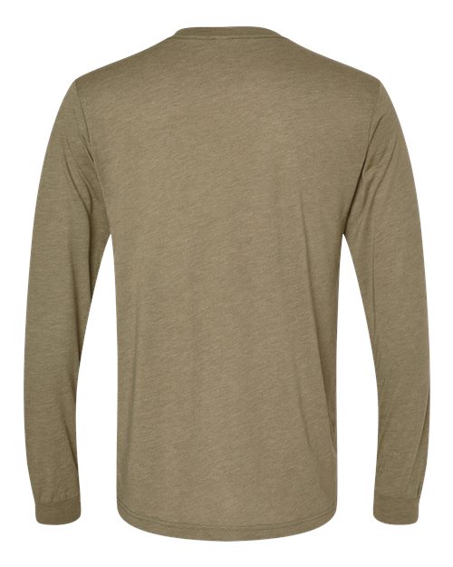 BELLA + CANVAS 3513 Olive Triblend — back