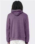 BELLA + CANVAS 3719 Heather Team Purple — on model back
