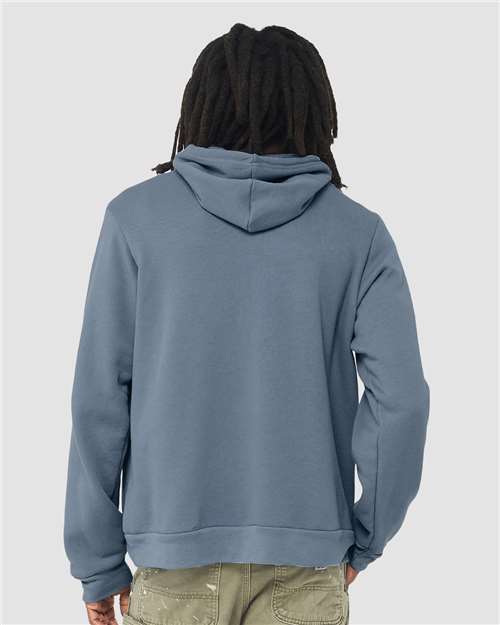 BELLA + CANVAS 3719 Steel Blue — on model back