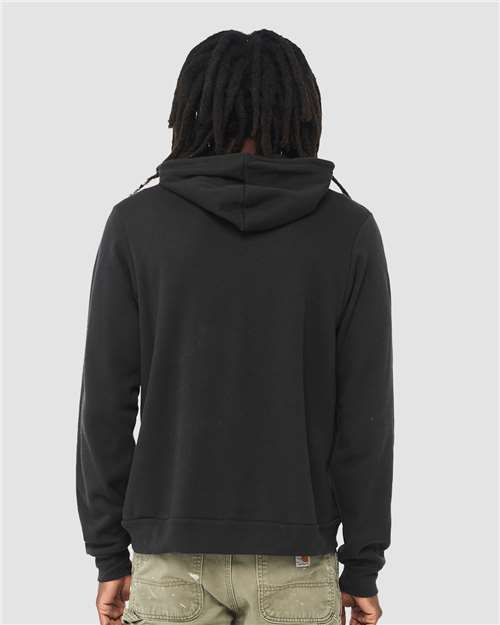 BELLA + CANVAS 3719 Vintage Black — on model back