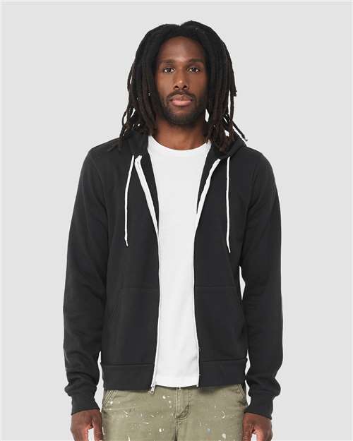 BELLA + CANVAS 3739 Vintage Black — on model front