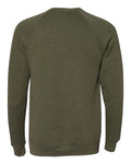 BELLA + CANVAS 3901 Heather Olive — back