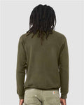 BELLA + CANVAS 3901 Heather Olive — on model back