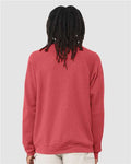 BELLA + CANVAS 3901 Heather Red — on model back
