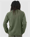 BELLA + CANVAS 3901 Military Green — on model back