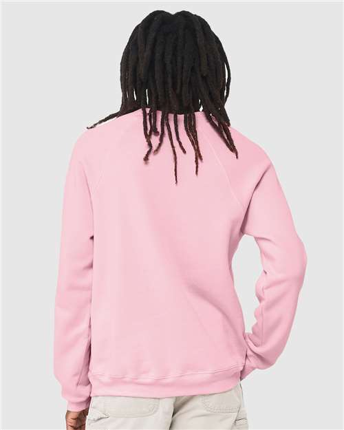 BELLA + CANVAS 3901 Pink — on model back