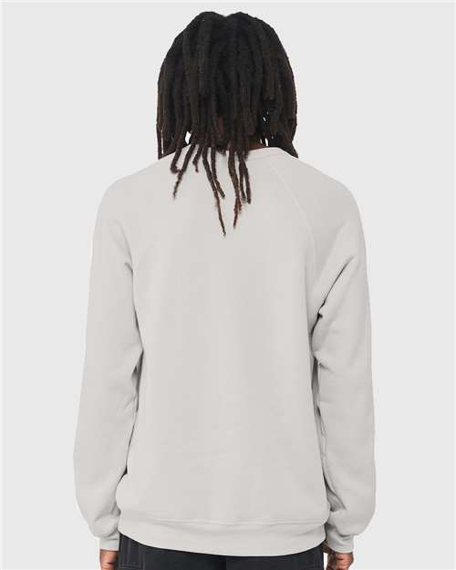 BELLA + CANVAS 3901 Silver — on model back