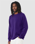 BELLA + CANVAS 3901 Team Purple — on model side