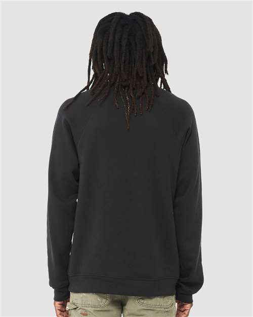 BELLA + CANVAS 3901 Vintage Black — on model back