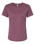 BELLA + CANVAS 6400CVC Heather Maroon — front
