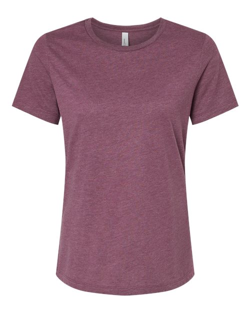 BELLA + CANVAS 6400CVC Heather Maroon — front