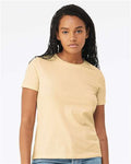 BELLA + CANVAS 6400CVC Heather Soft Cream — on model front