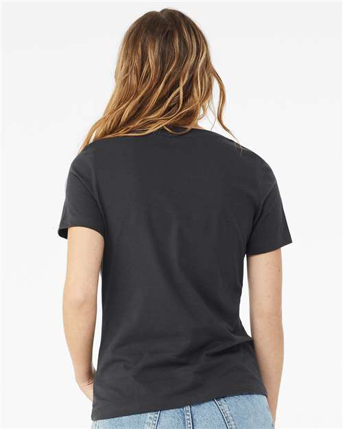 BELLA + CANVAS 6405 Dark Grey — on model back