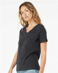 BELLA + CANVAS 6405 Dark Grey — on model side