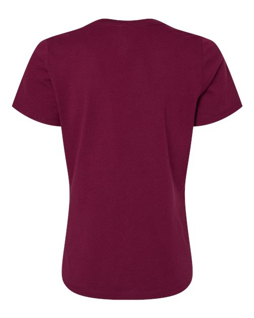 BELLA + CANVAS 6405 Maroon — back